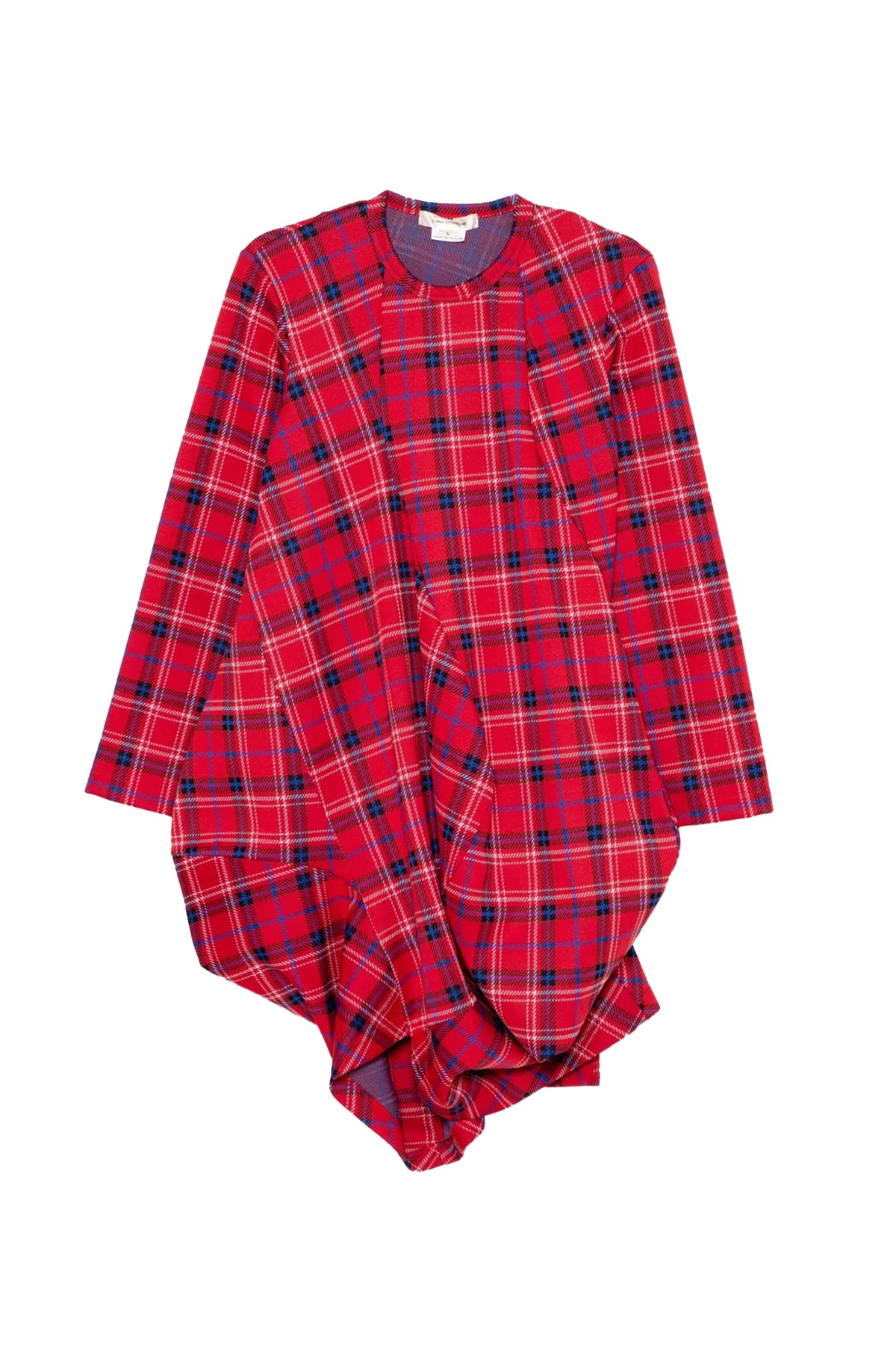 Plaid Panel Tunic