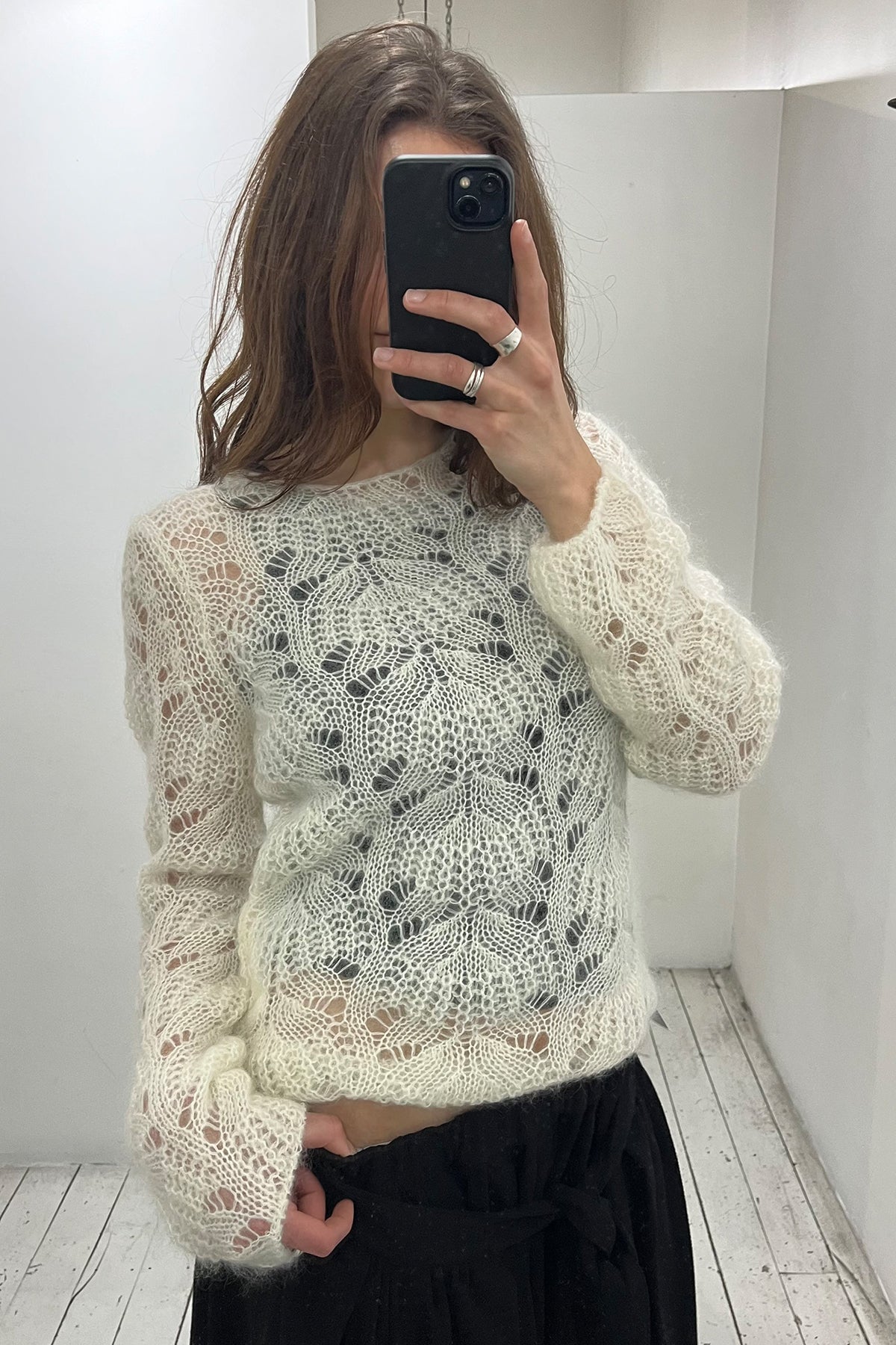 Lace Mohair Sweater