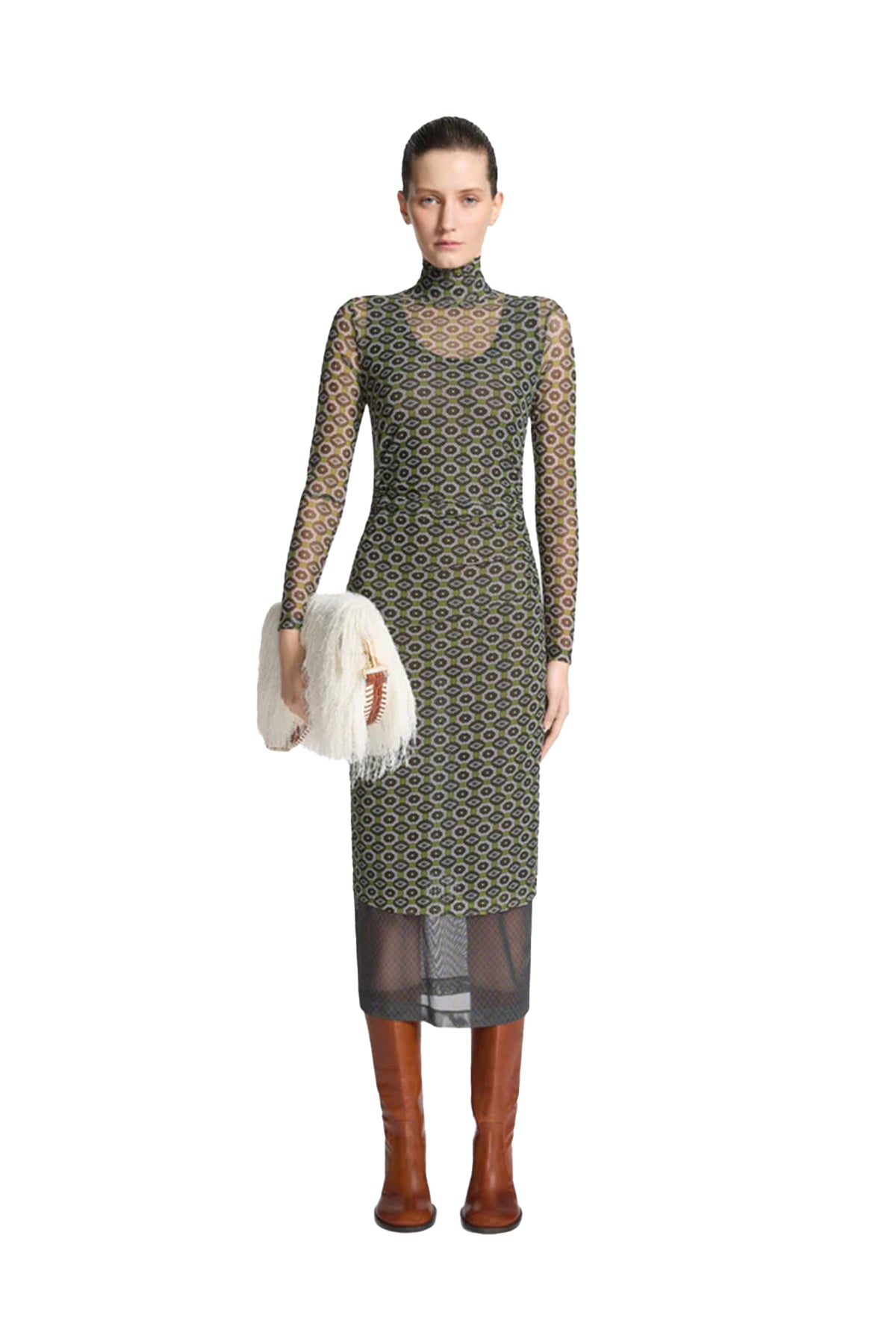 Mosaic Hofes Double Layer Dress