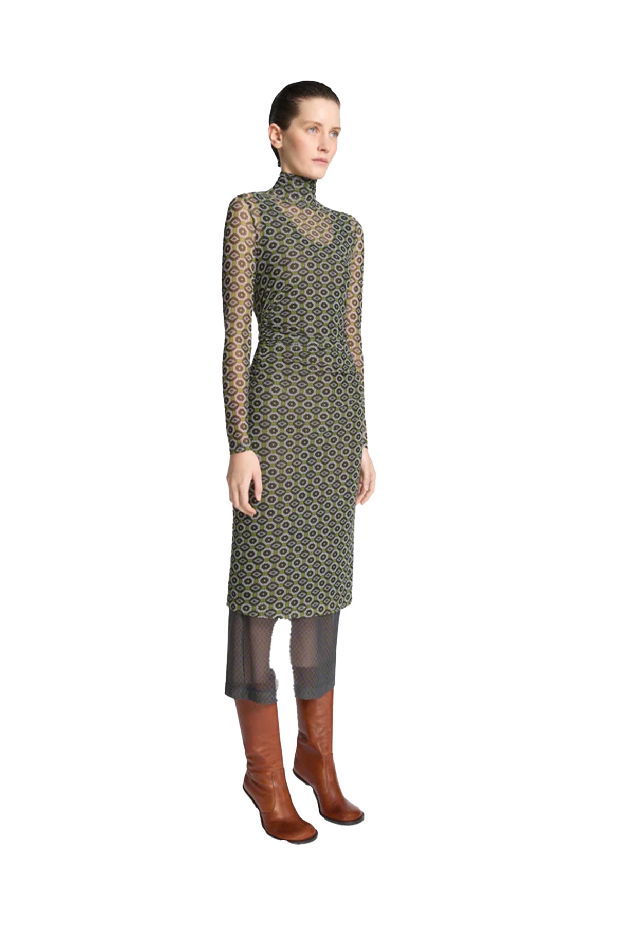 Mosaic Hofes Double Layer Dress