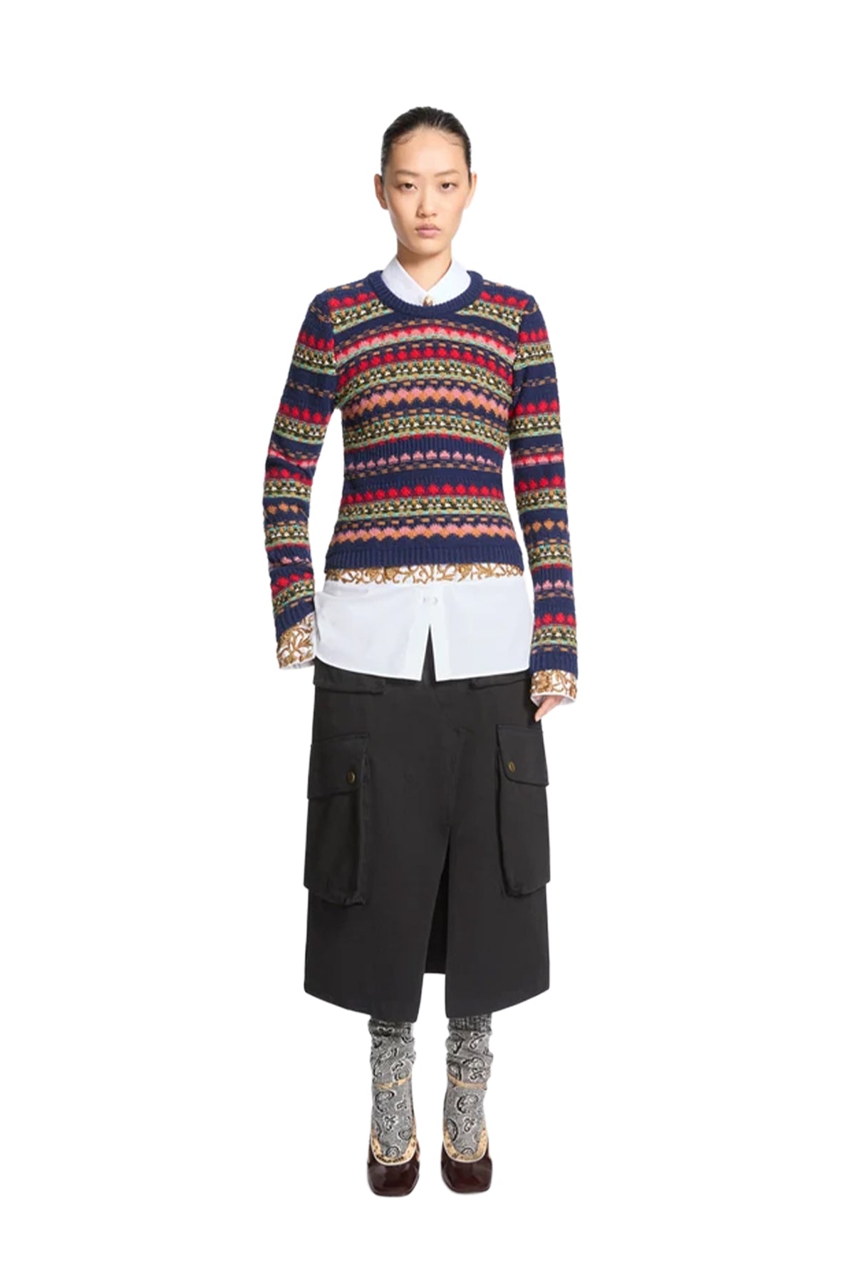 Tedd Reverse Knit Sweater