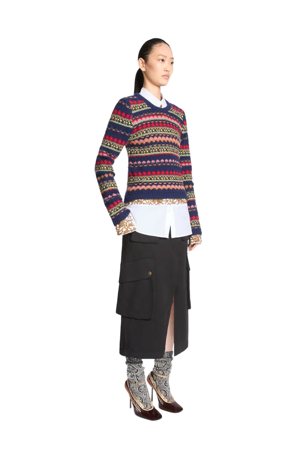 Tedd Reverse Knit Sweater