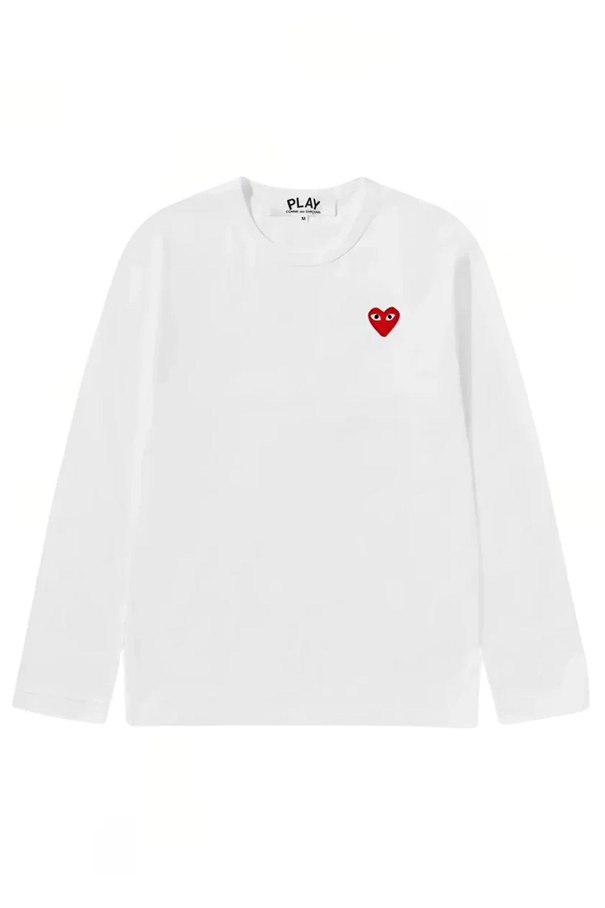 Embroidered Red Heart Long Sleeve
