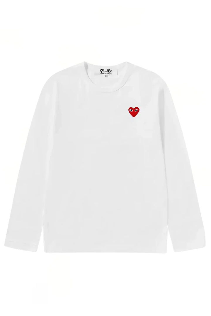 Embroidered Red Heart Long Sleeve