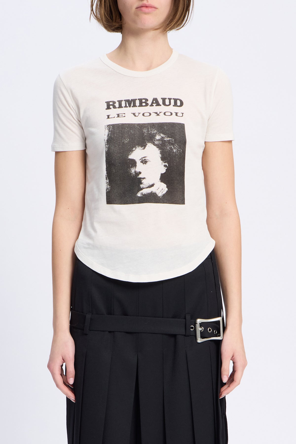 Floor Micro Tee with "Le Voyou"