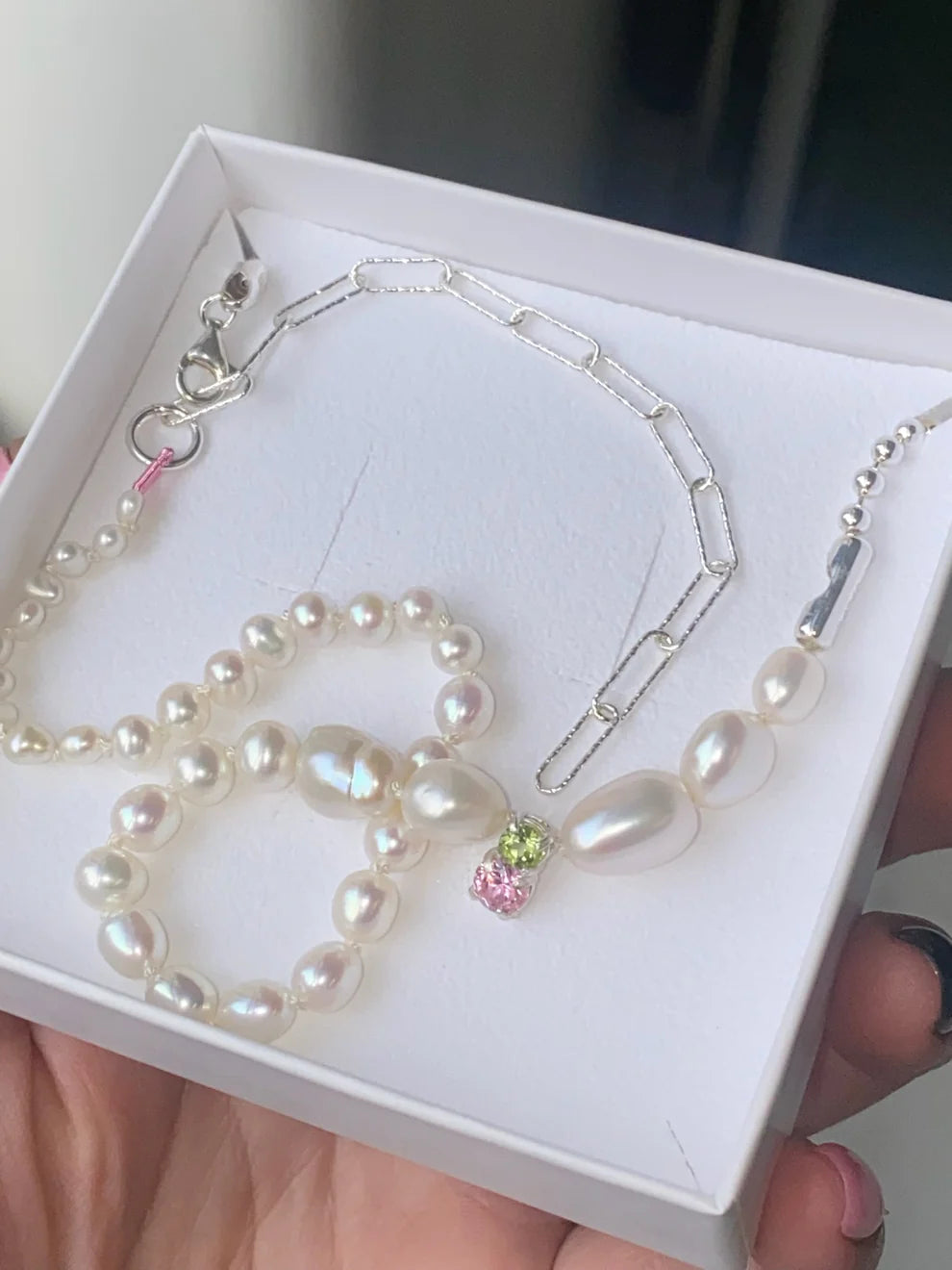 Incomplete Pearl Choker