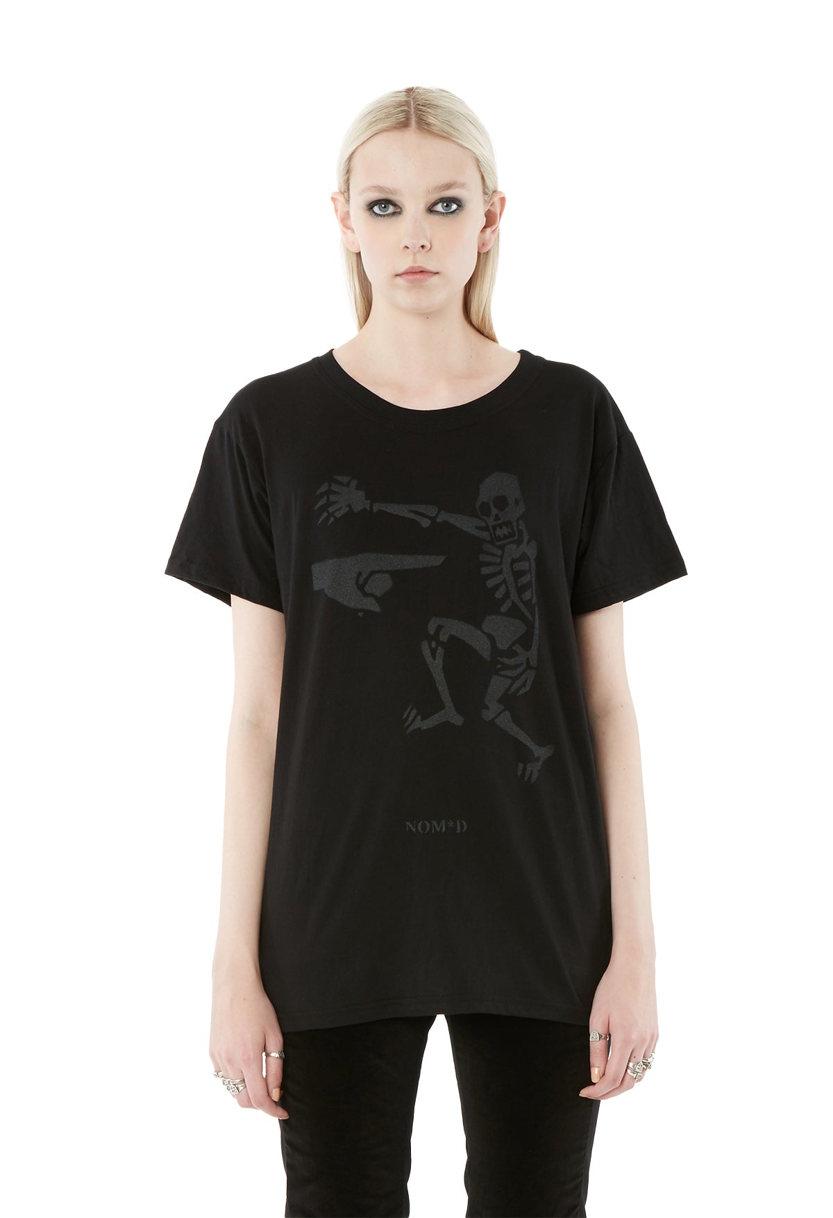 Black Skeleton Tee