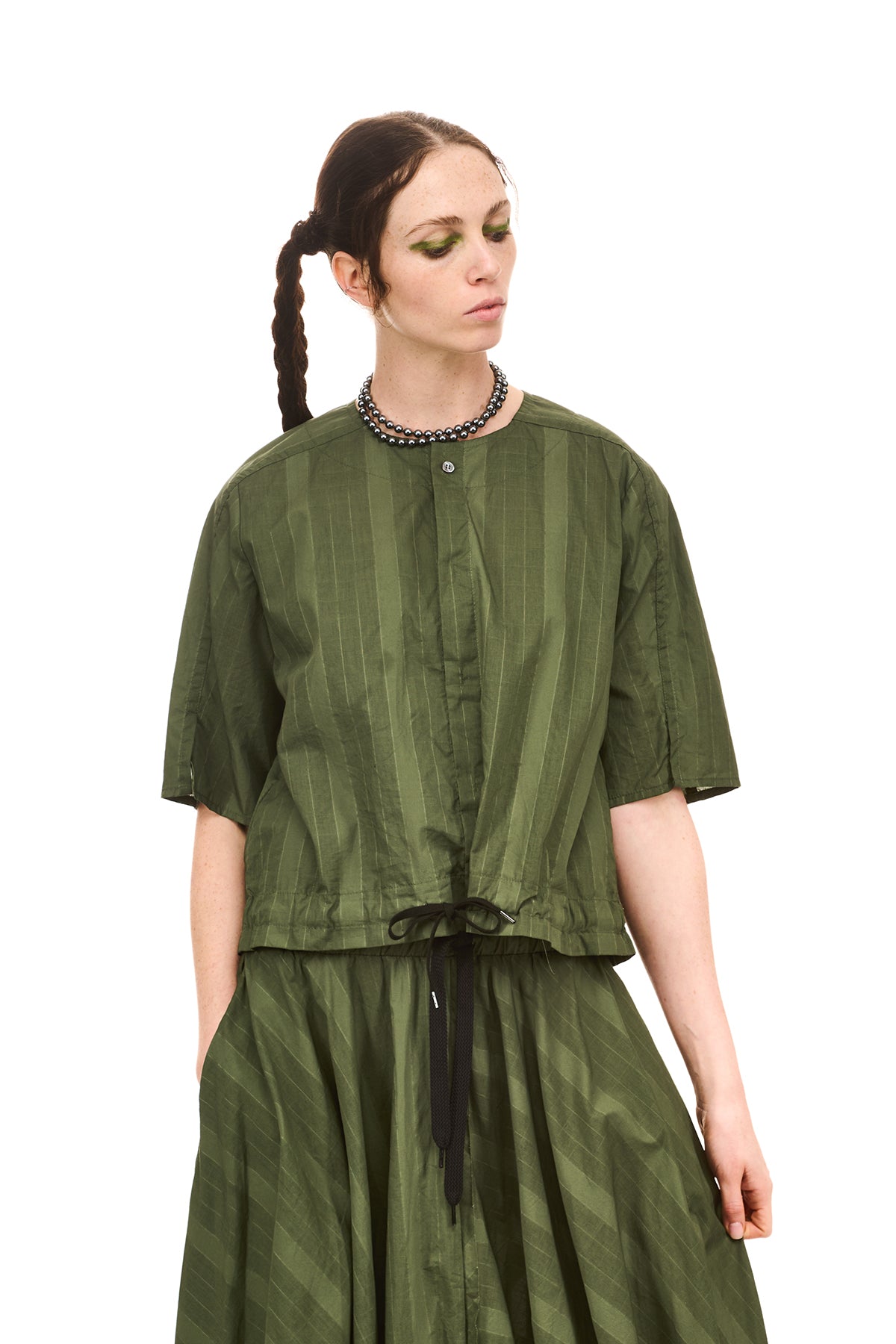 Grid Blouson