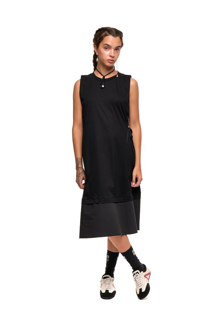 Grid Line Tank Dress