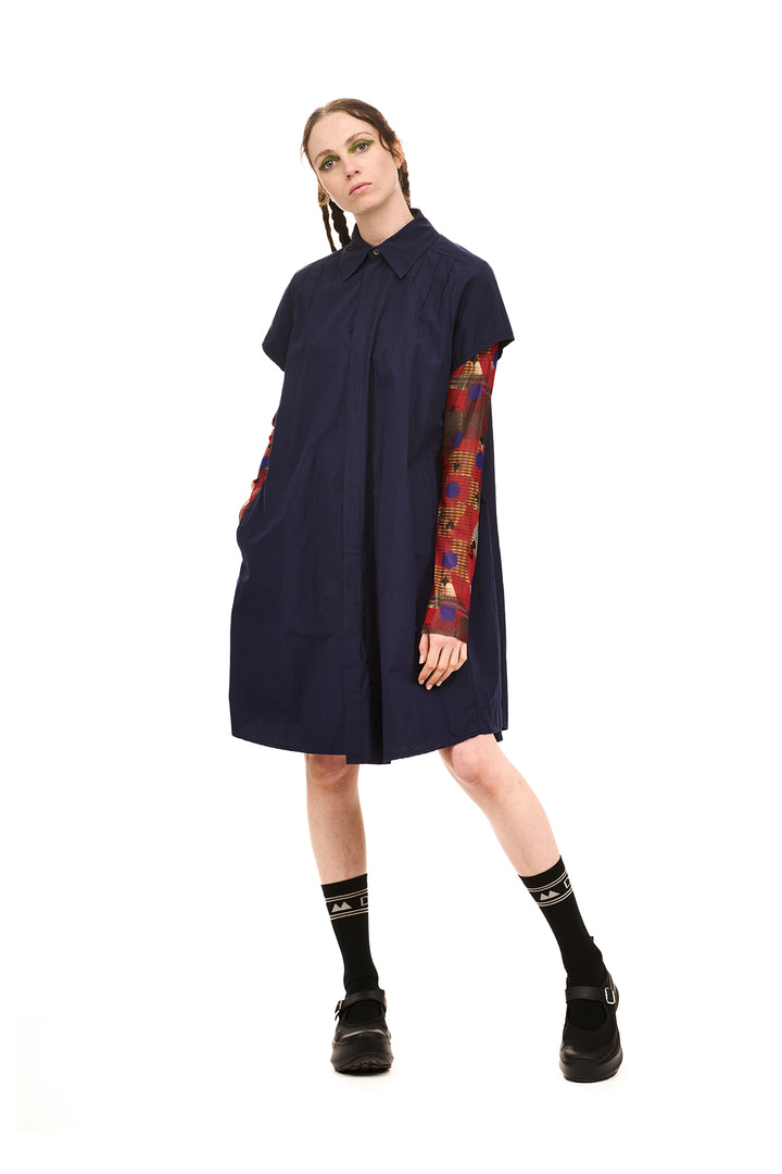 Grid Shirt Dress