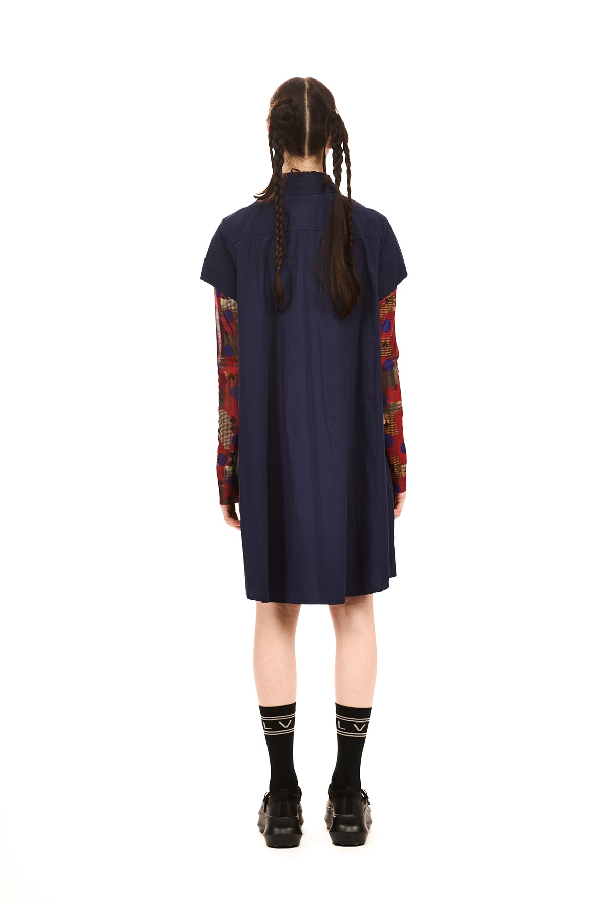 Grid Shirt Dress