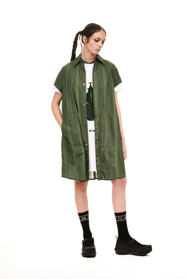 Grid Shirt Dress