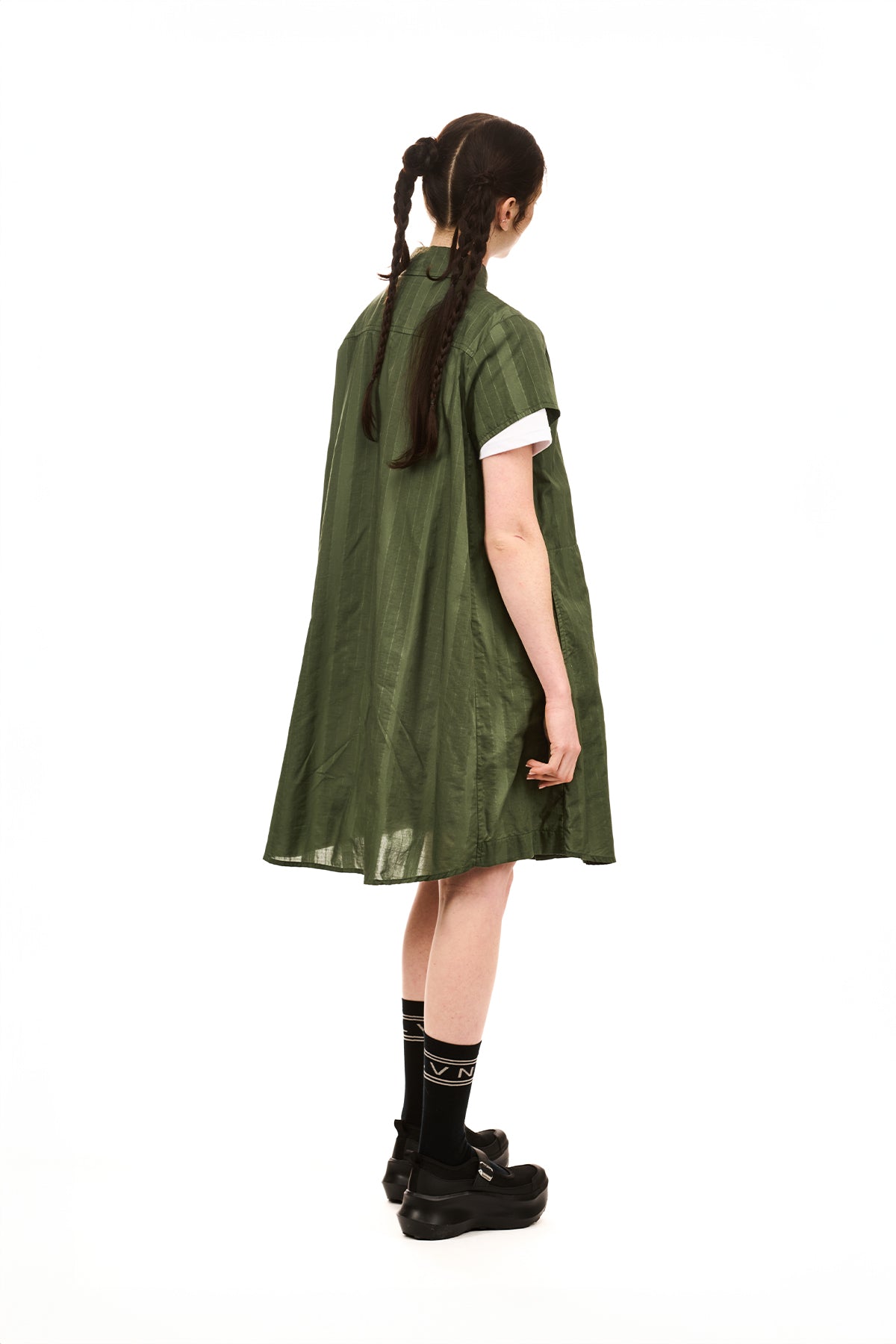 Grid Shirt Dress