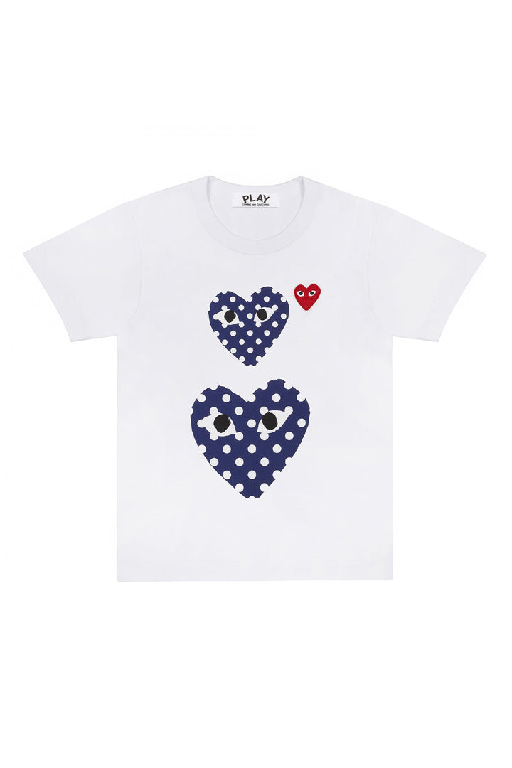 Wms Tee - 3 Polka Dot Hearts