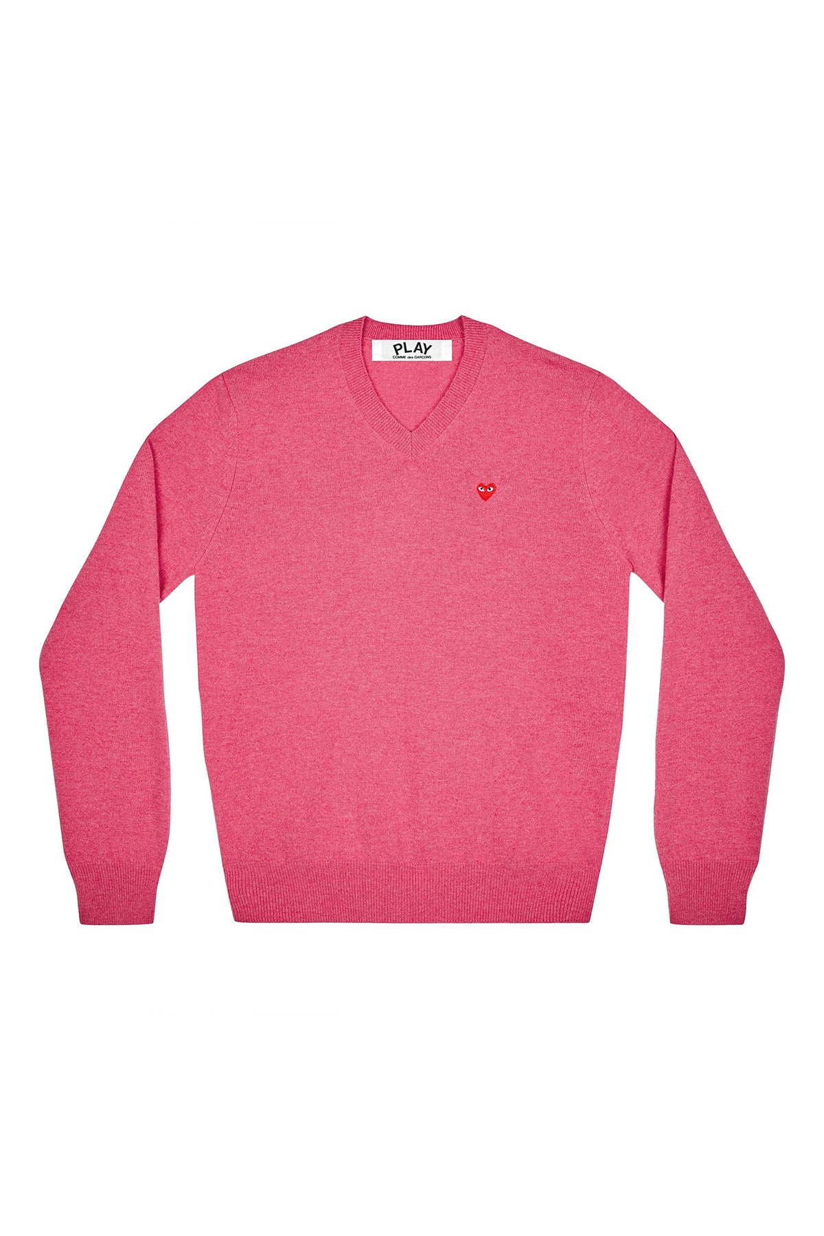 Wms V-Neck Sweater - Red Heart