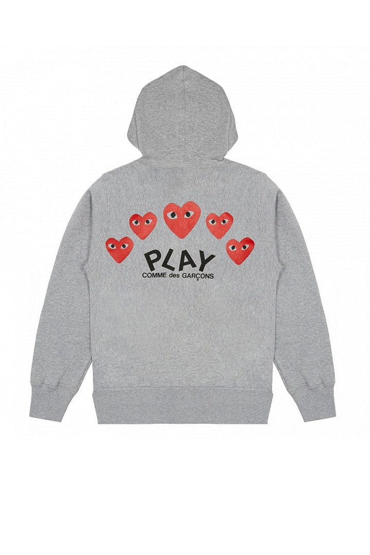 Wms Zip Hoodie - 5 Hearts