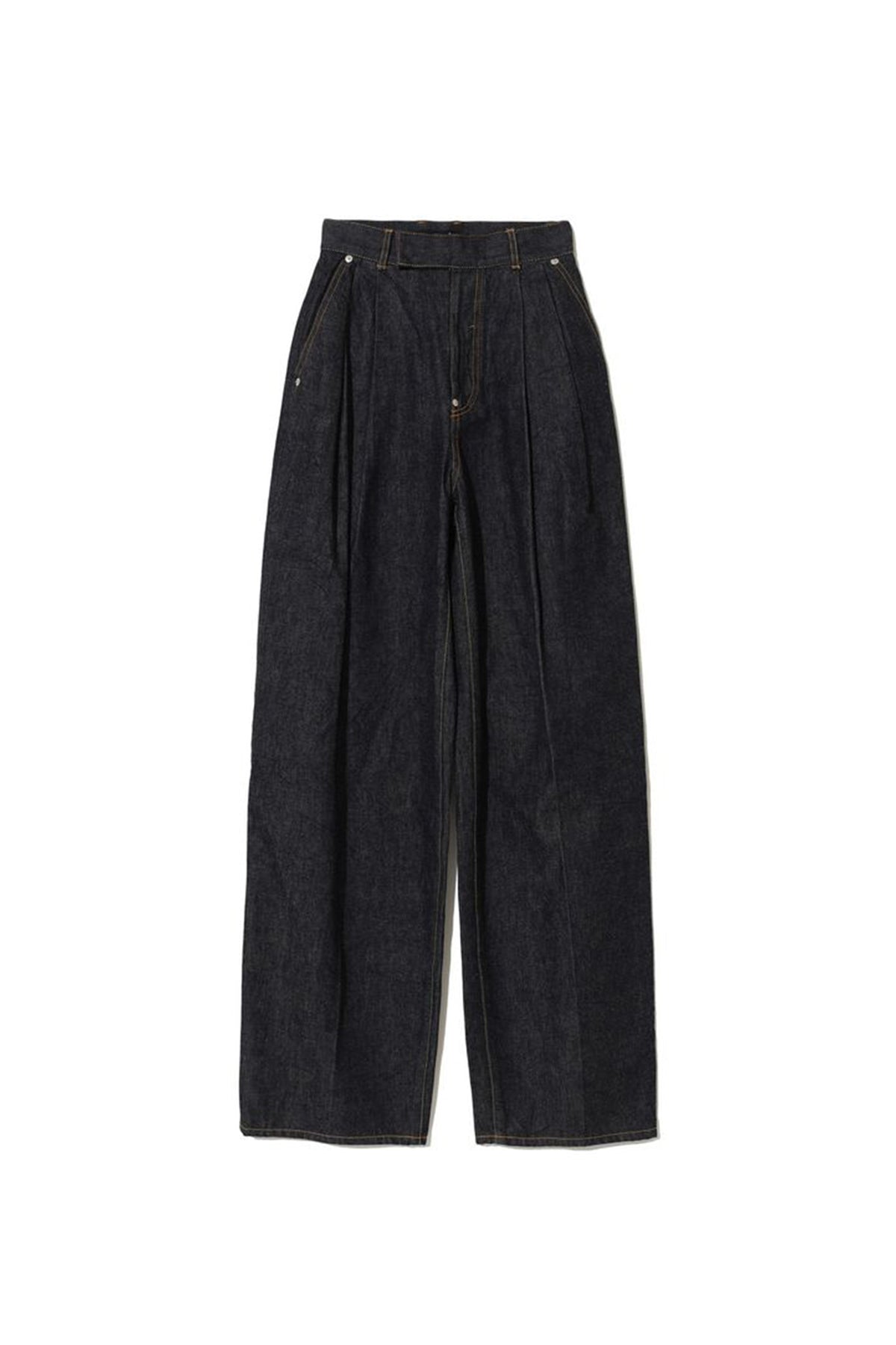 Pleat Front Jeans