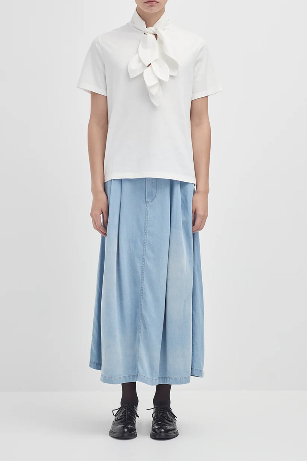 Chambray Pocket Skirt