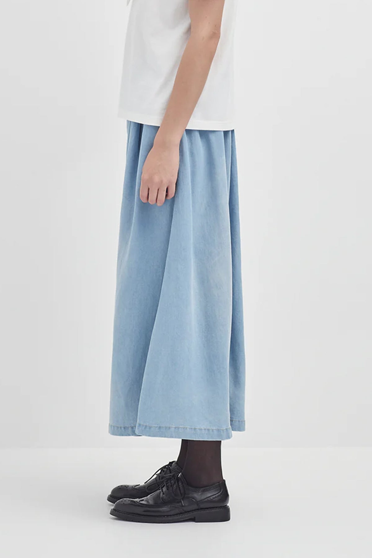 Chambray Pocket Skirt