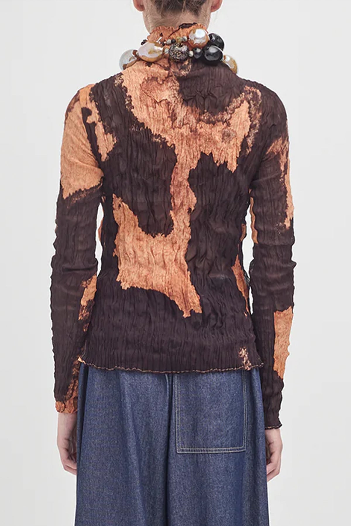 Crushed Longsleeve Turtle Neck
