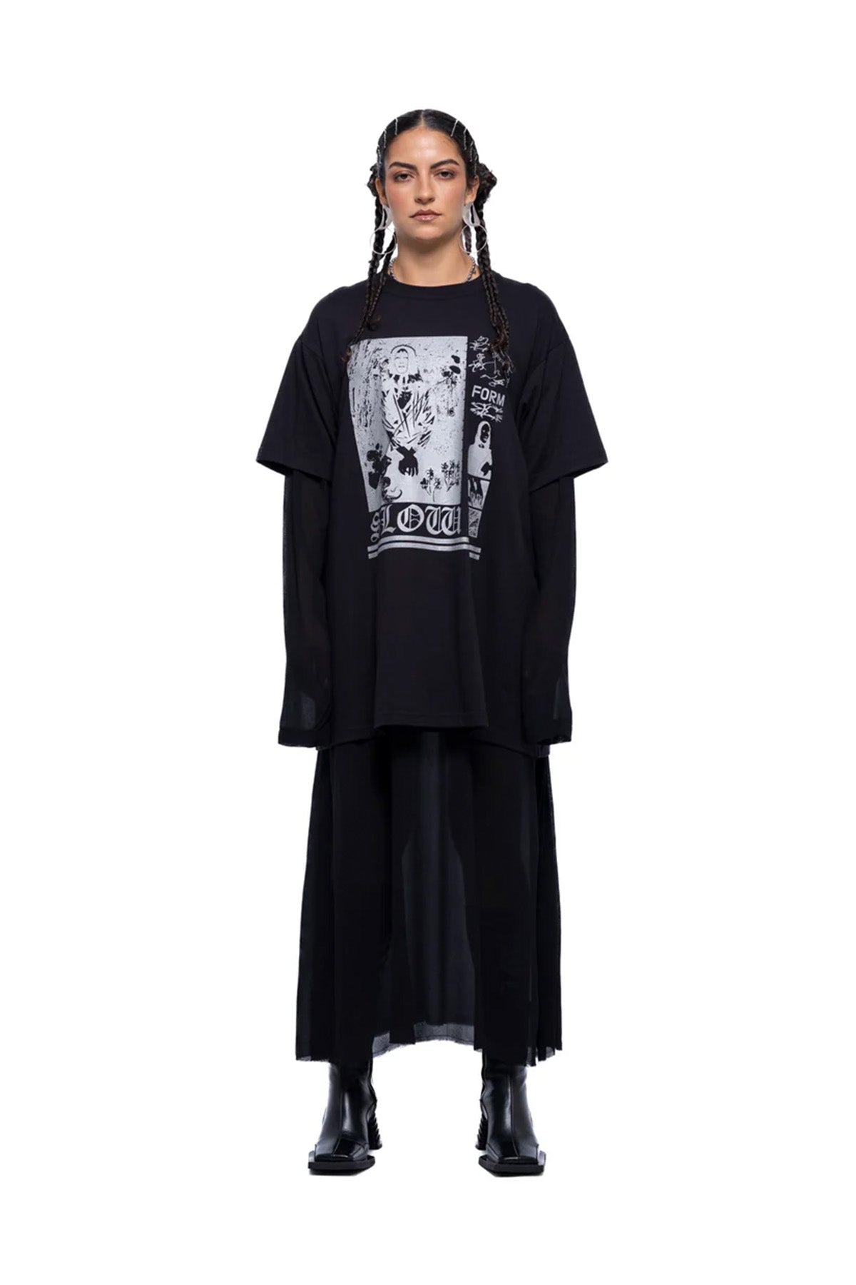 Slow Form T-Shirt Dress