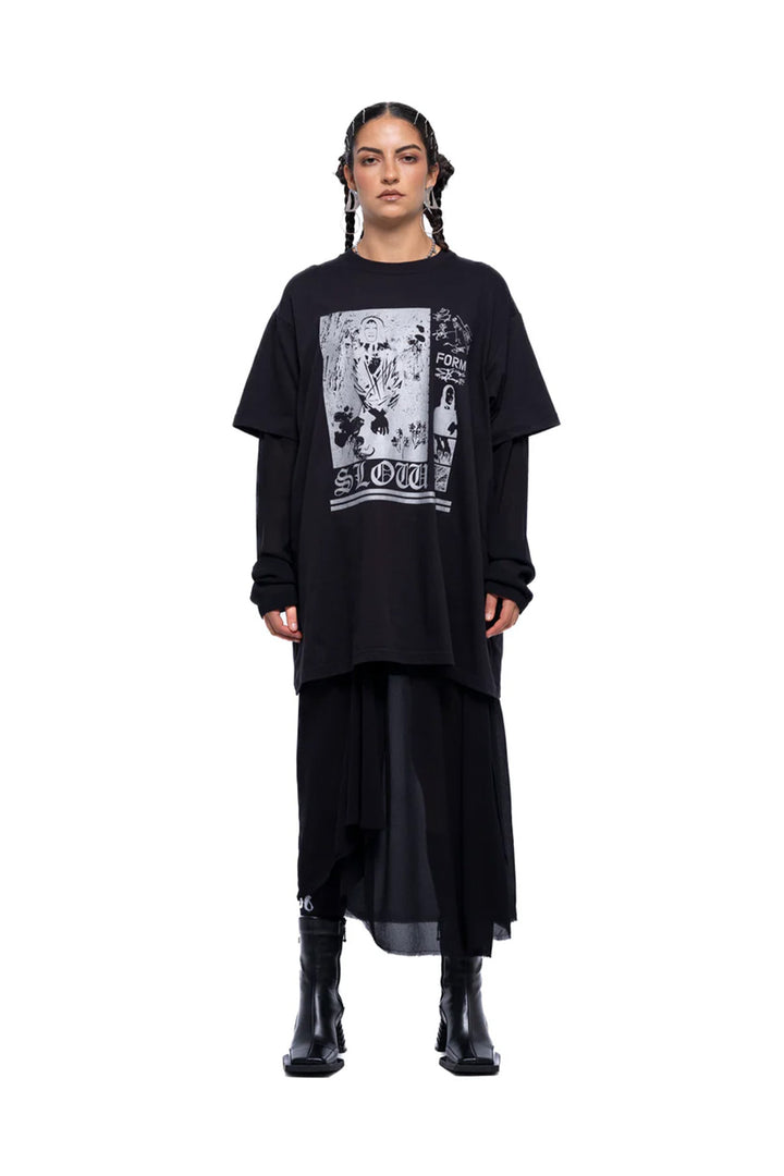 Slow Form T-Shirt Dress