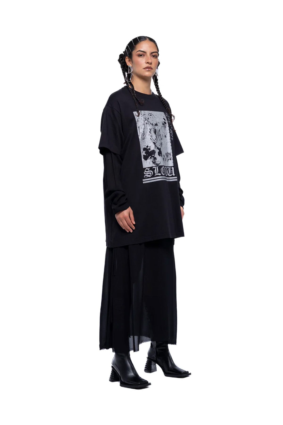 Slow Form T-Shirt Dress