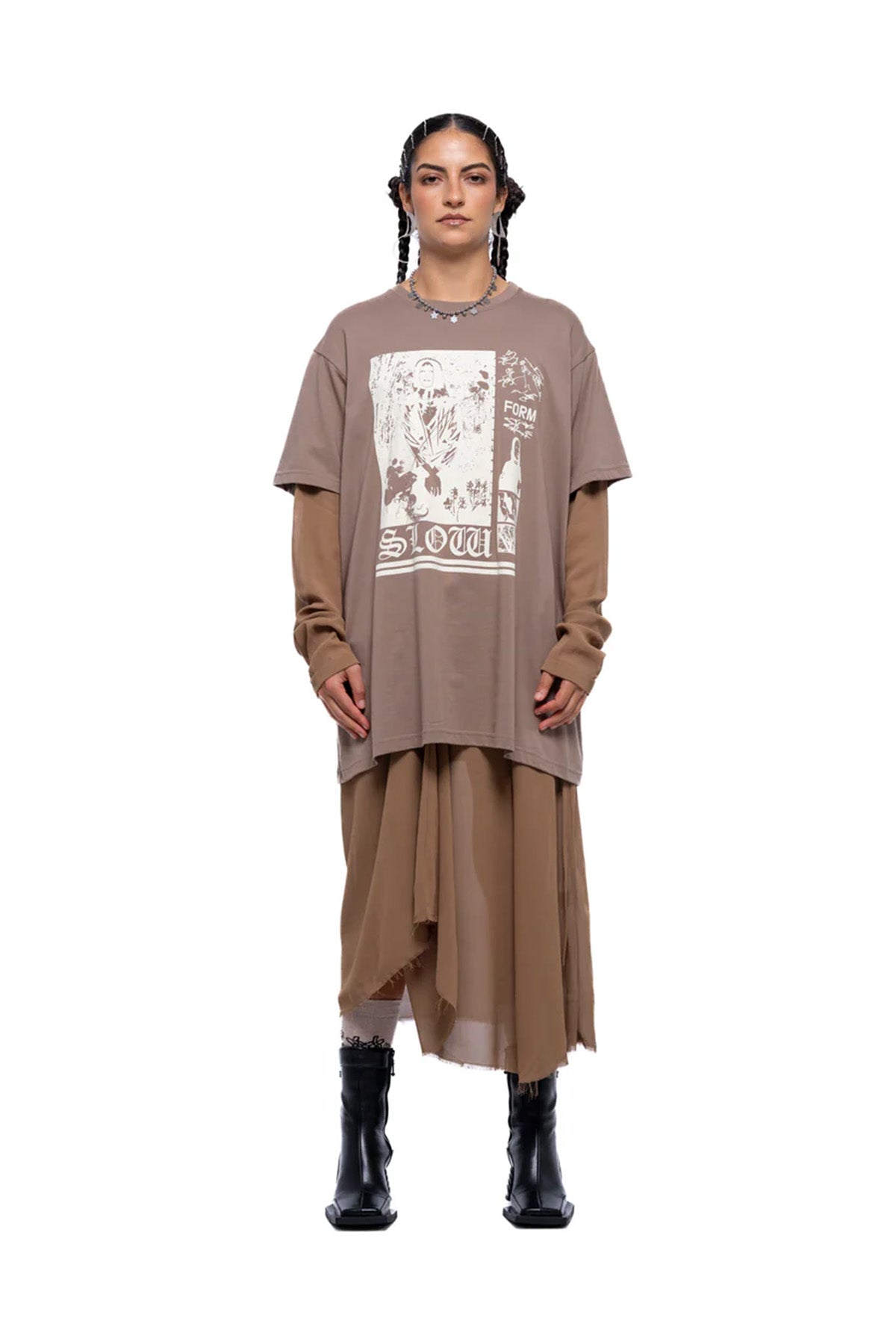 Slow Form T-Shirt Dress