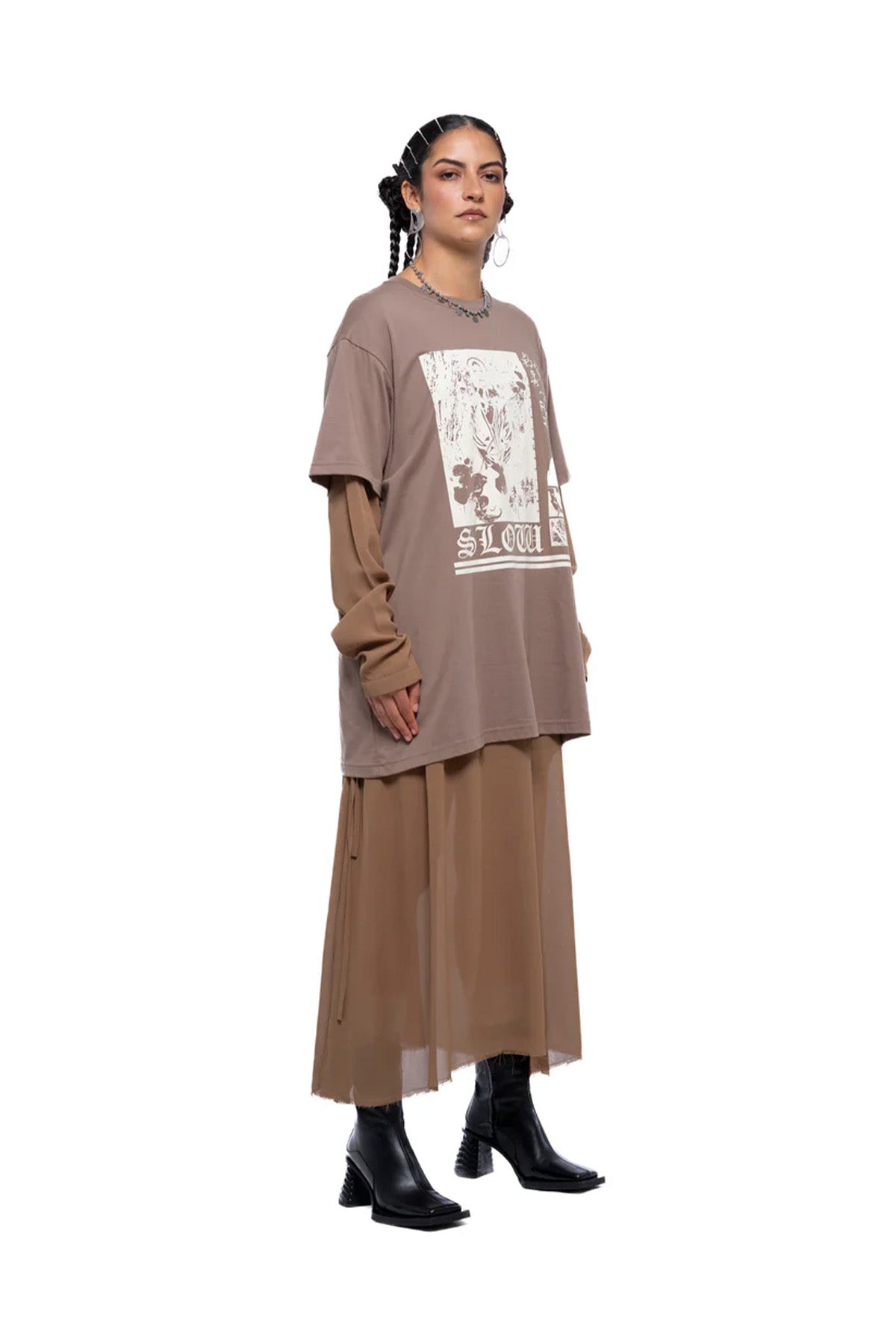 Slow Form T-Shirt Dress