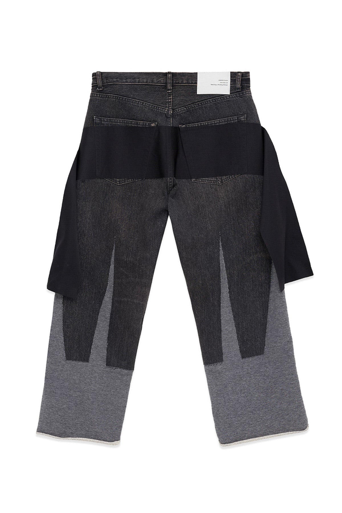 Cropped Patch Jeans