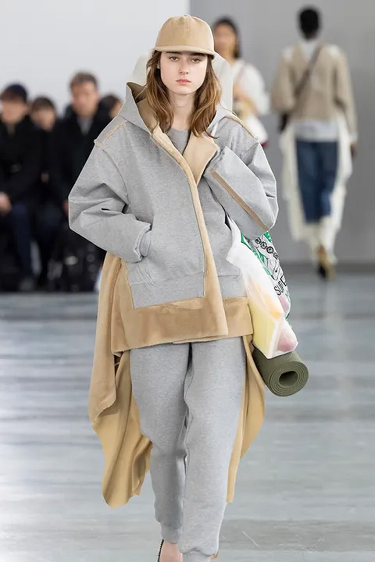 Bonded Fur Trim Zip Hoodie