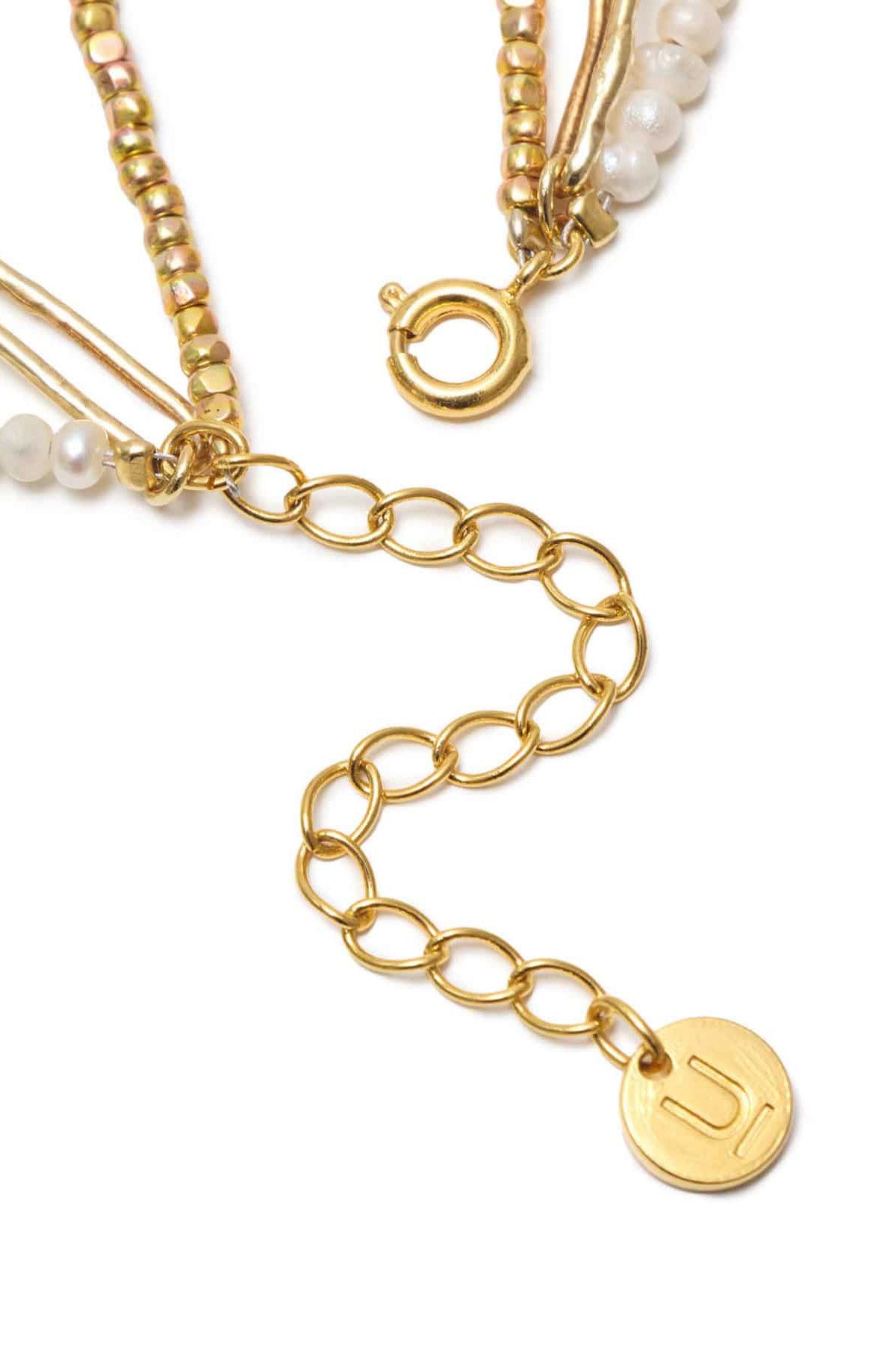 3 String Clock Necklace