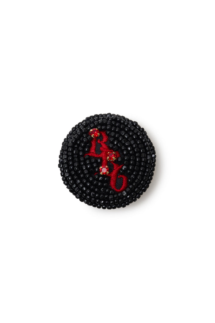 Black Beads Badge