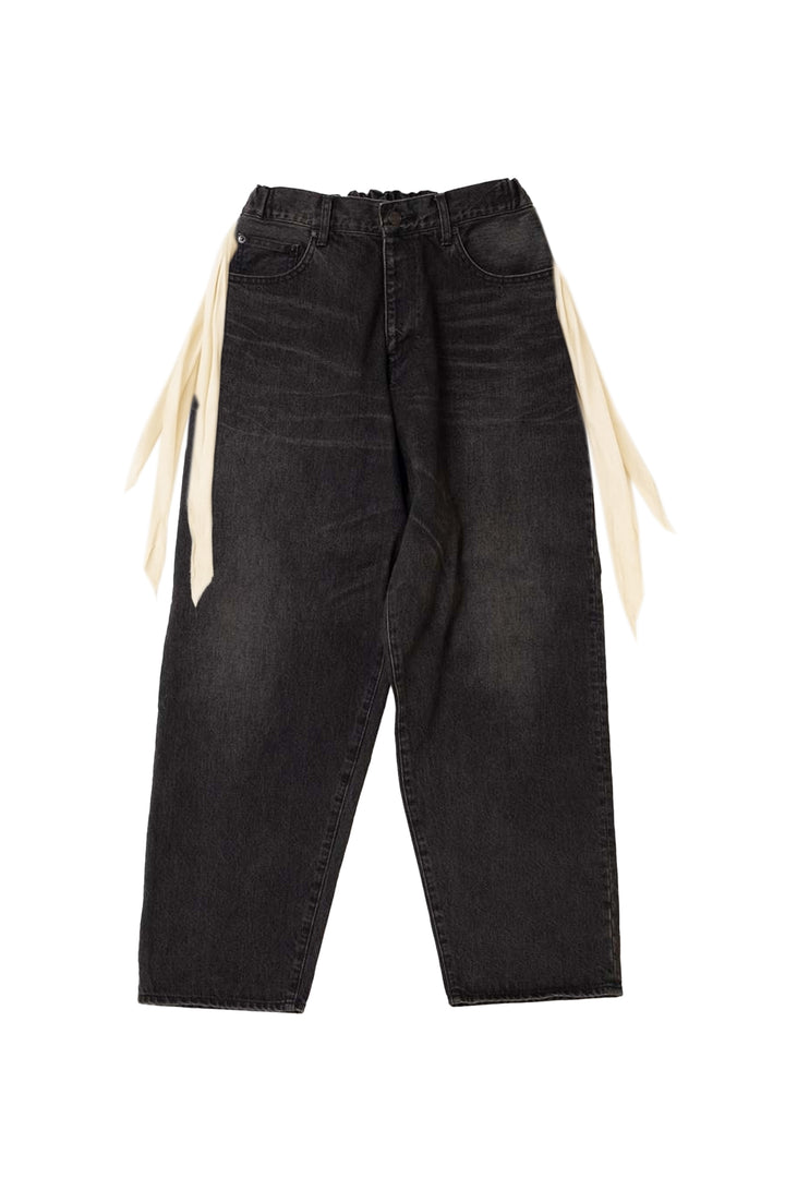 Silk Tassel Jeans